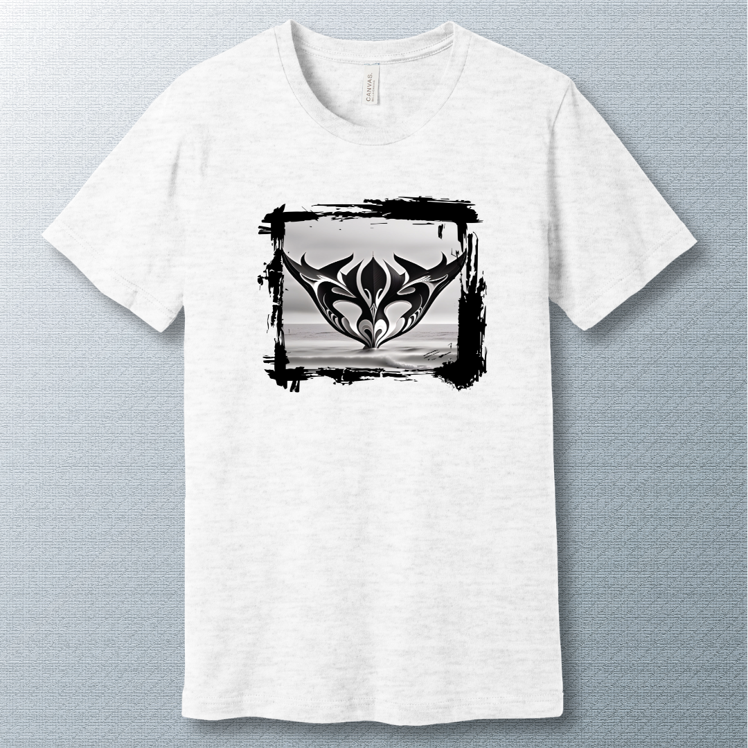 B&W Art by the Sea - T-shirt