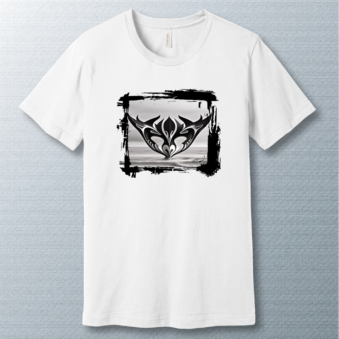 B&W Art by the Sea - T-shirt