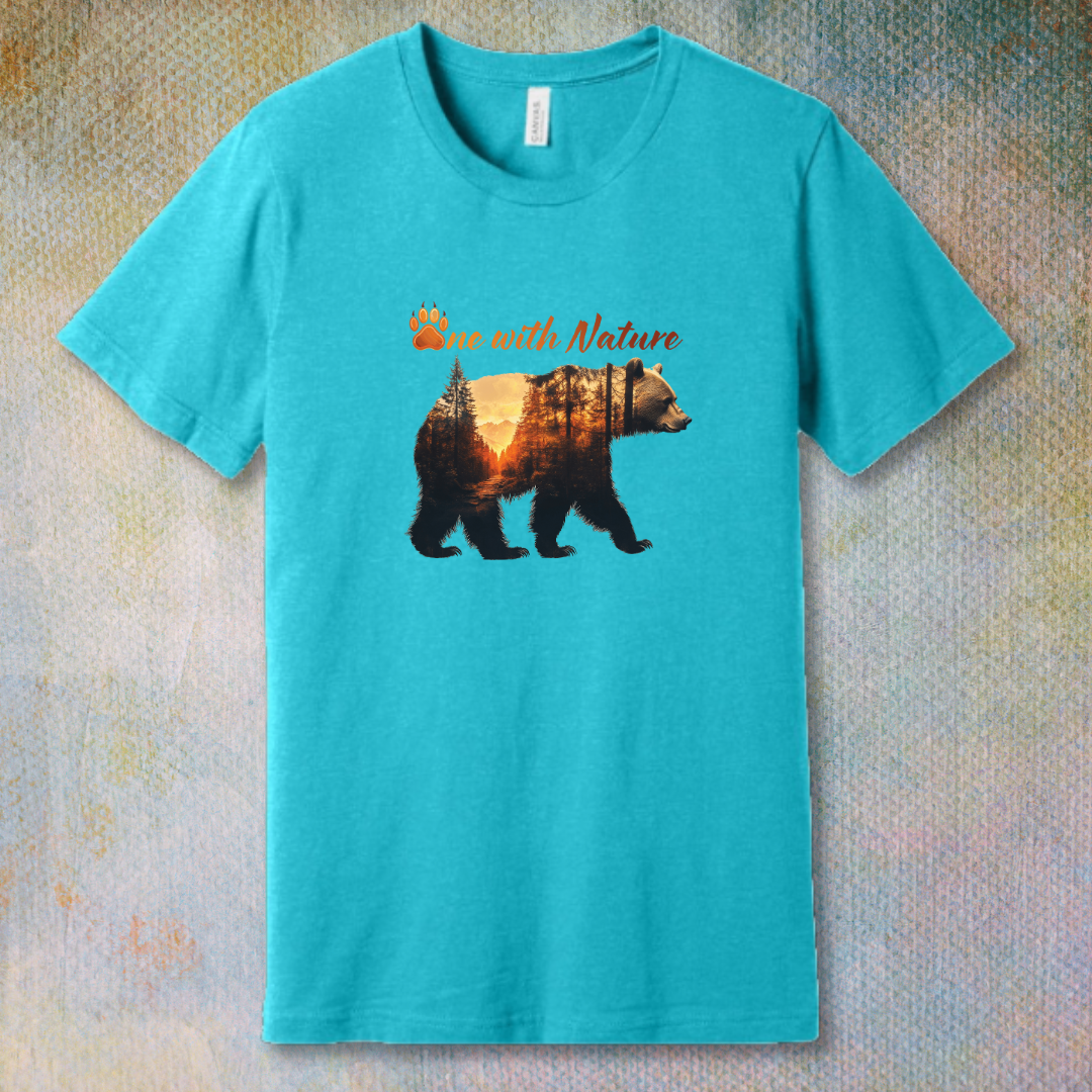 One with Nature Bear - T-shirt