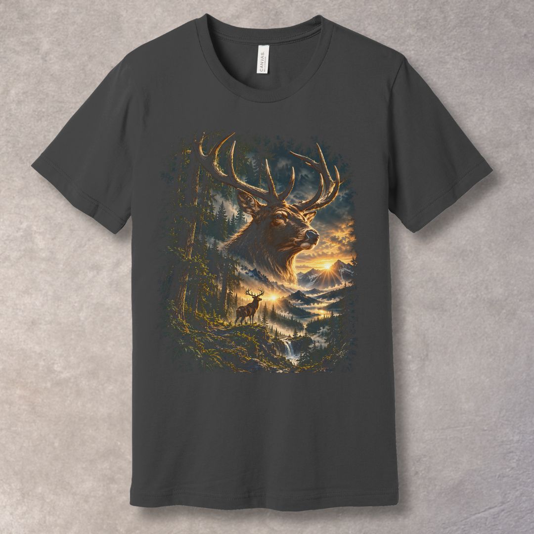 The Strength Within T-Shirt – Majestic Stag Graphic Tee