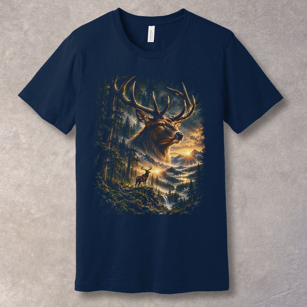 The Strength Within T-Shirt – Majestic Stag Graphic Tee
