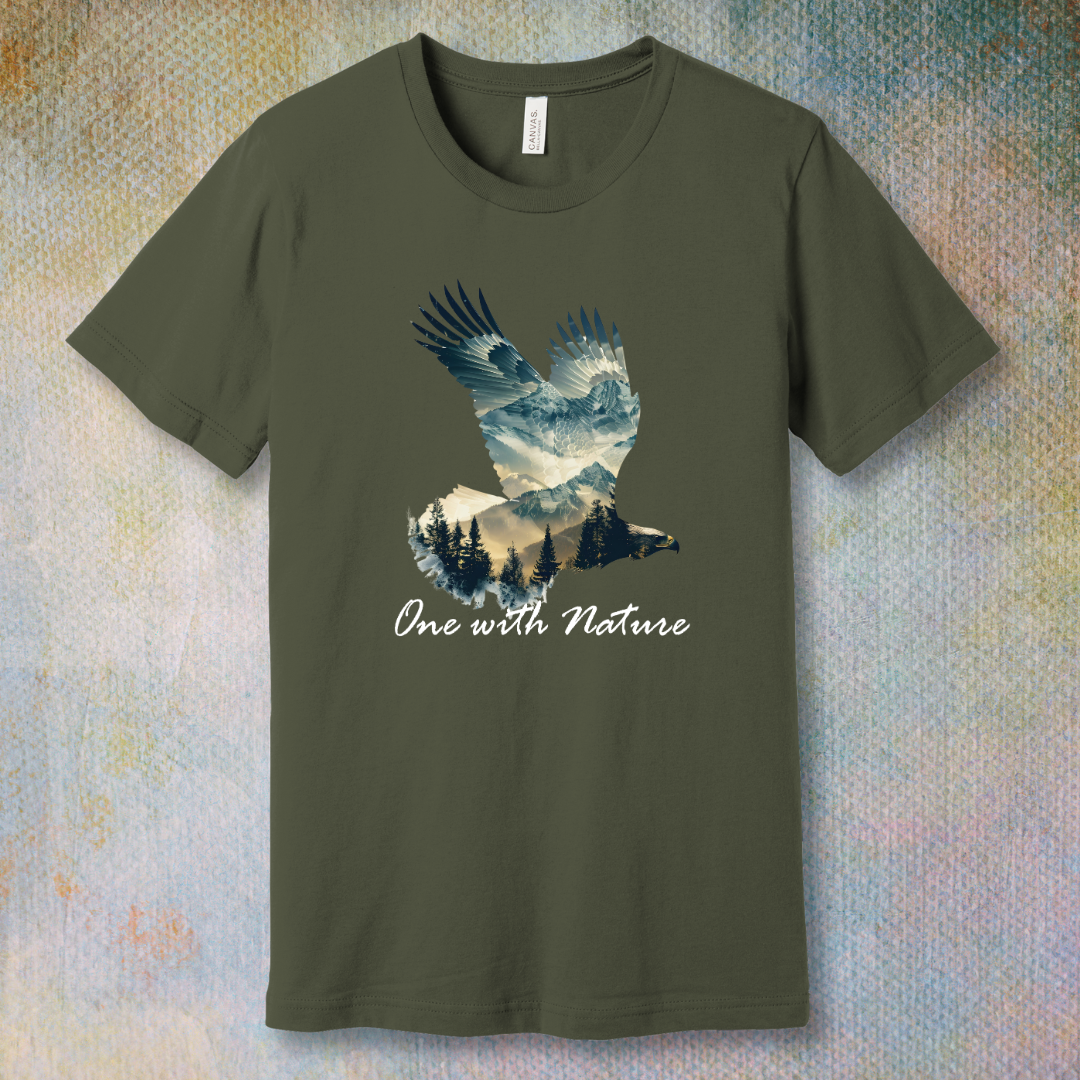 One with nature - Eagle - T-shirt