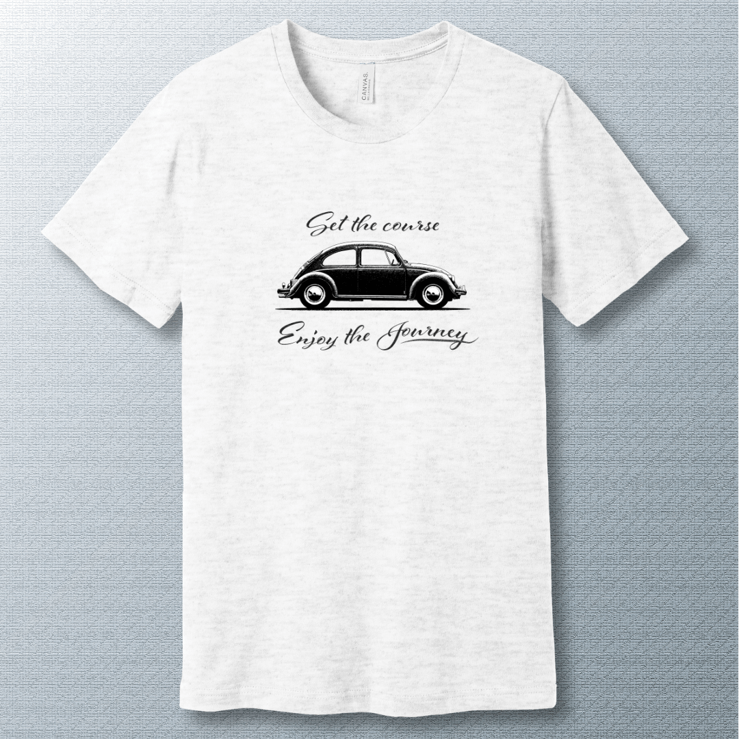 Set the Course T-Shirt – Enjoy the Journey Design