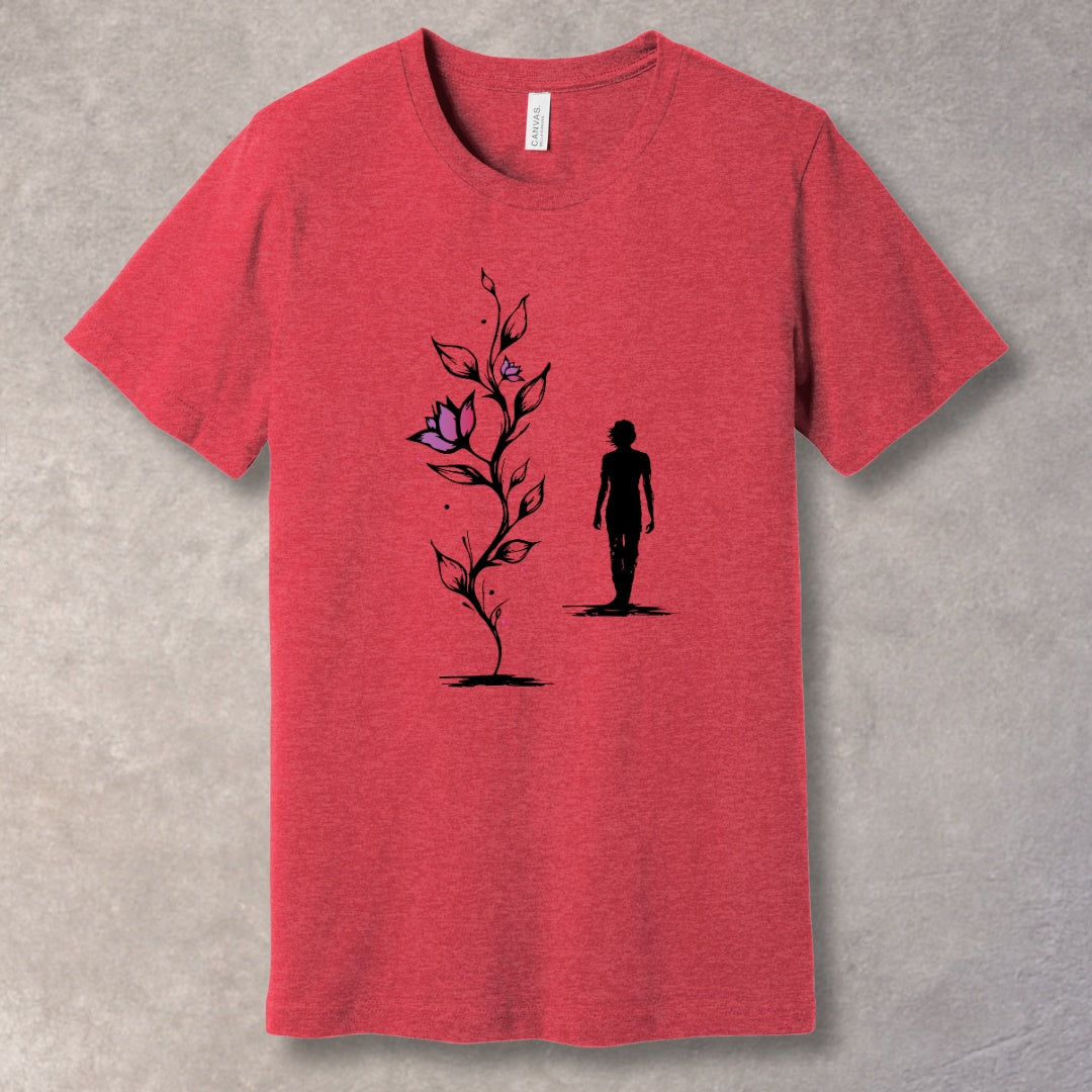 Grow Through It – Nature-Inspired Motivational T-Shirt