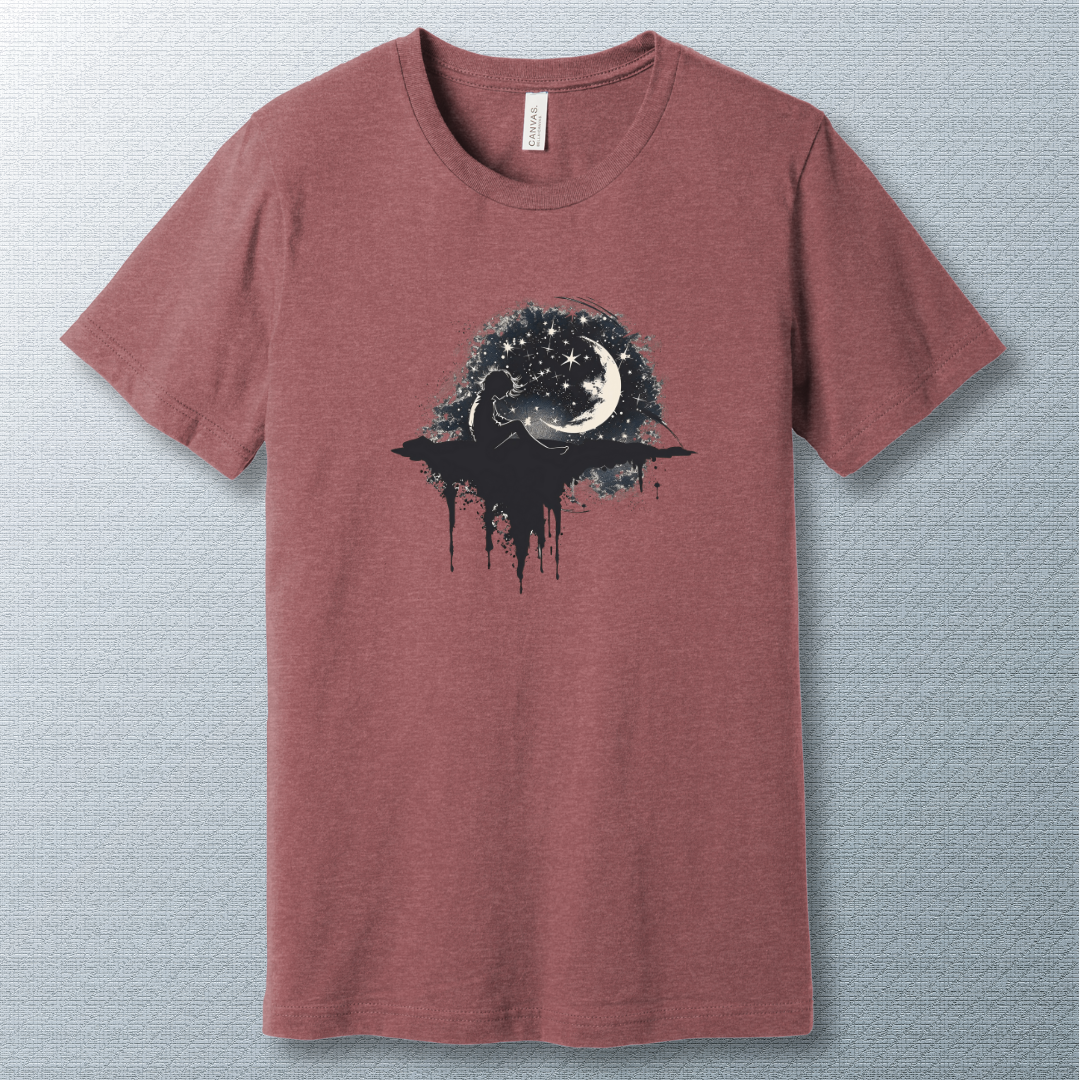 Kid talking to the stars - T-shirts