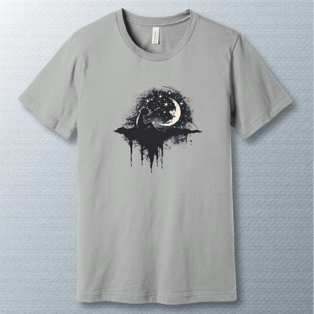 Kid talking to the stars - T-shirts