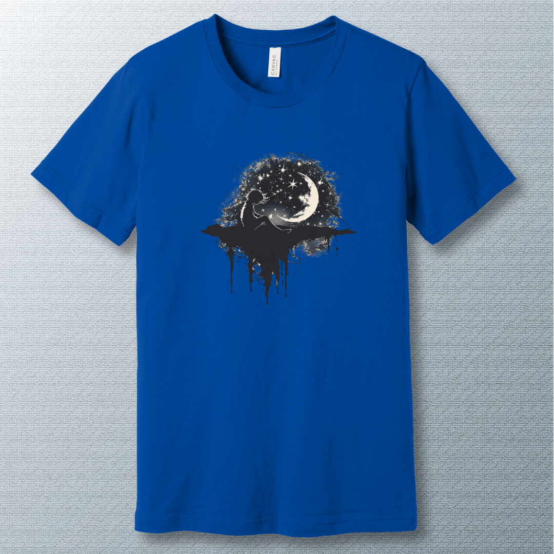 Kid talking to the stars - T-shirts