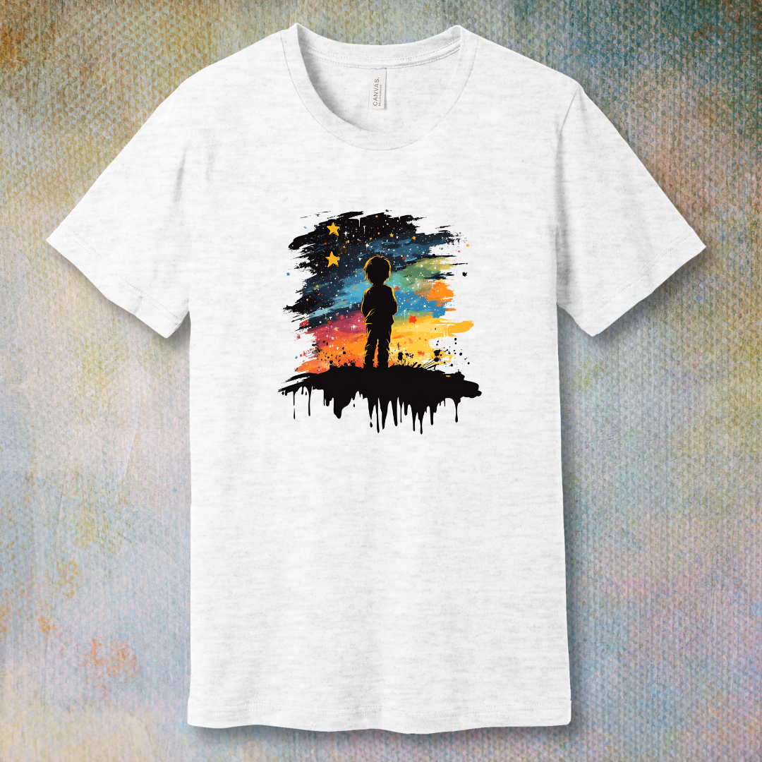 Looking at the stars - T-shirt