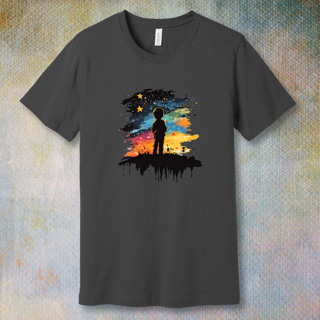 Looking at the stars - T-shirt