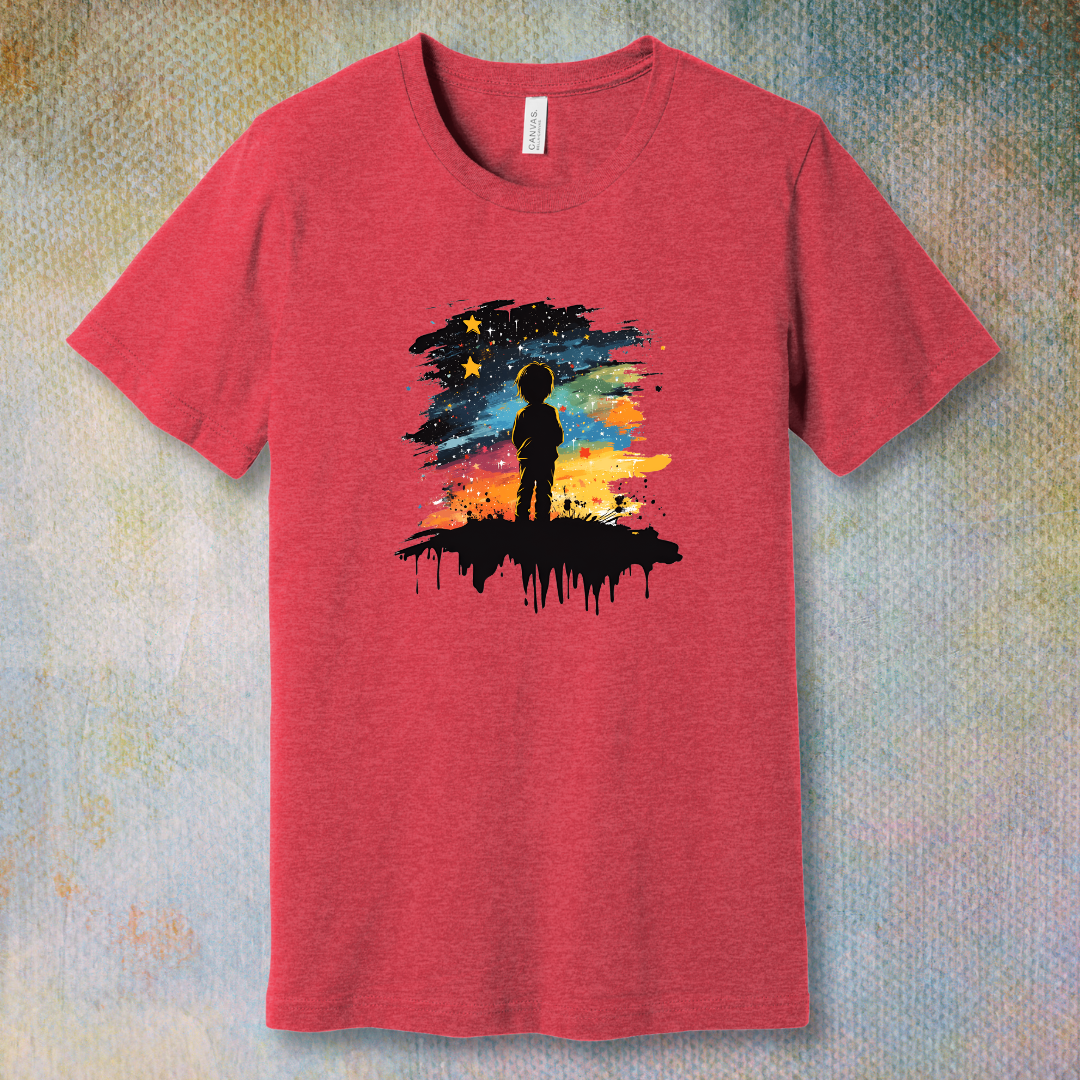 Looking at the stars - T-shirt