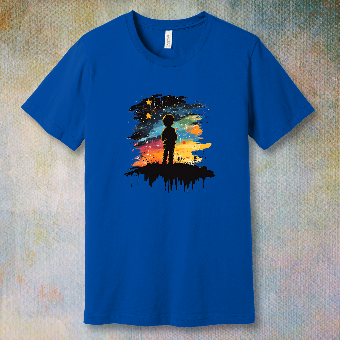 Looking at the stars - T-shirt