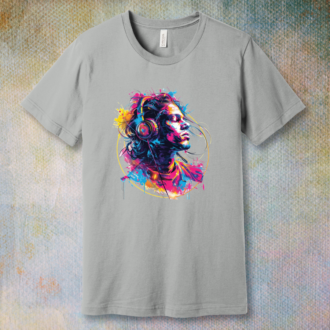 Colorful Music Boy - T-shirt