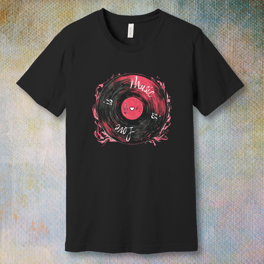 Music is Love - T-shirt