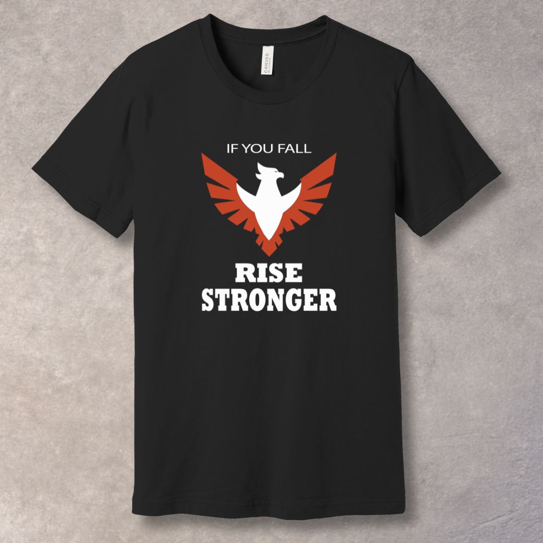Rise Stronger - Phoenix Symbol T-Shirt