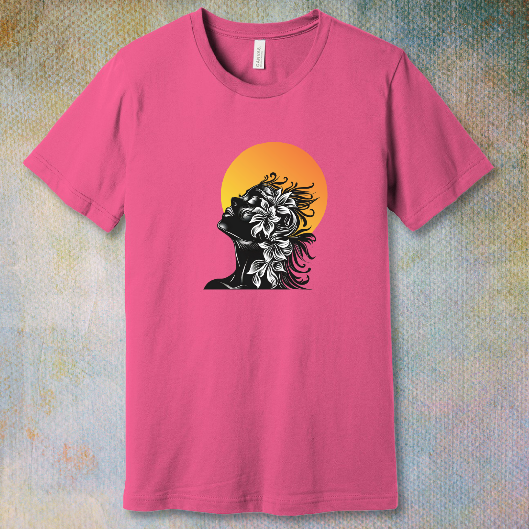 Boho Sun Silhouette Graphic T-Shirt