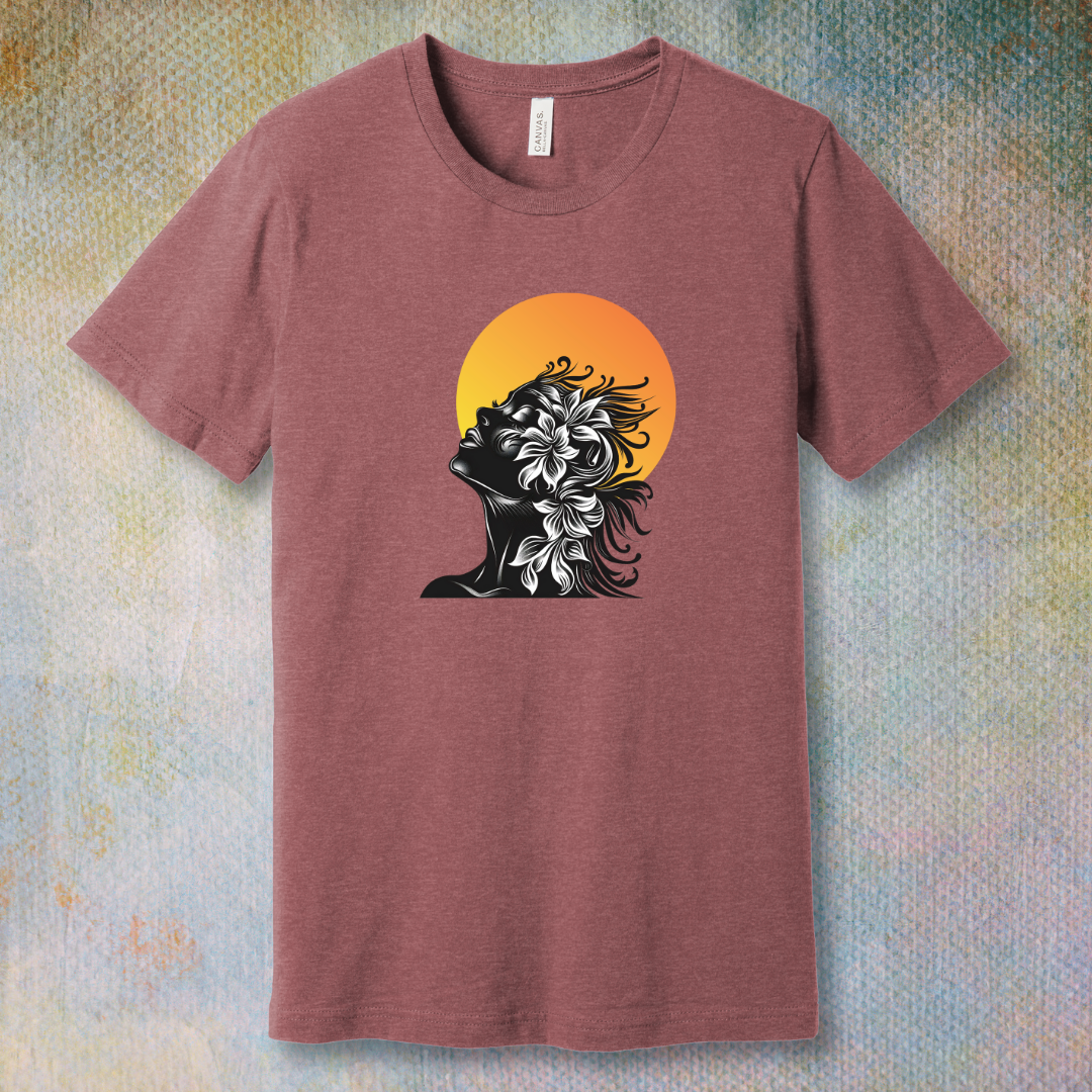 Boho Sun Silhouette Graphic T-Shirt