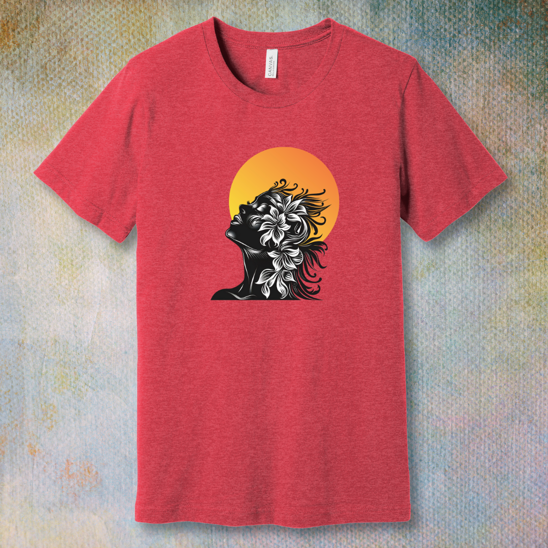Boho Sun Silhouette Graphic T-Shirt