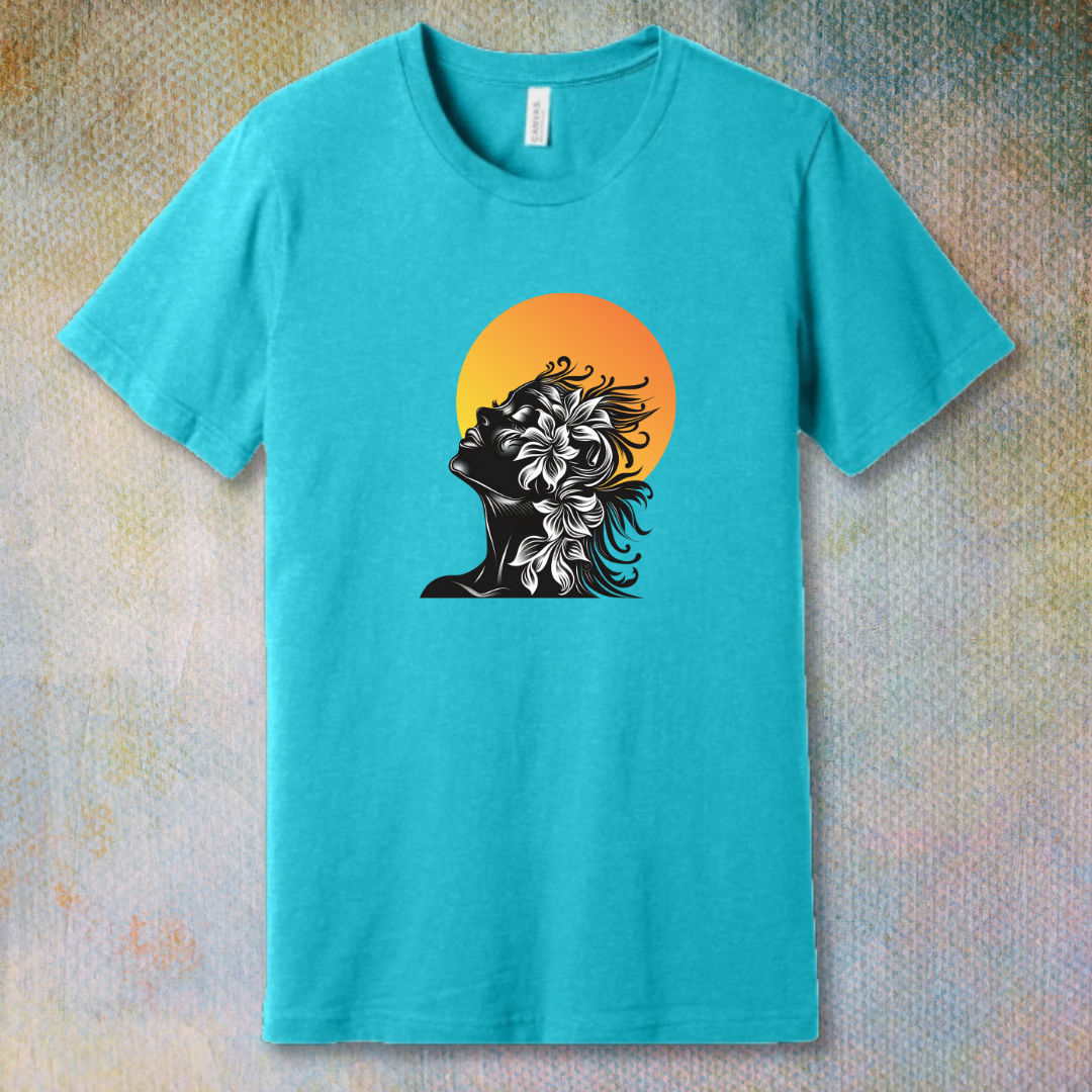 Boho Sun Silhouette Graphic T-Shirt
