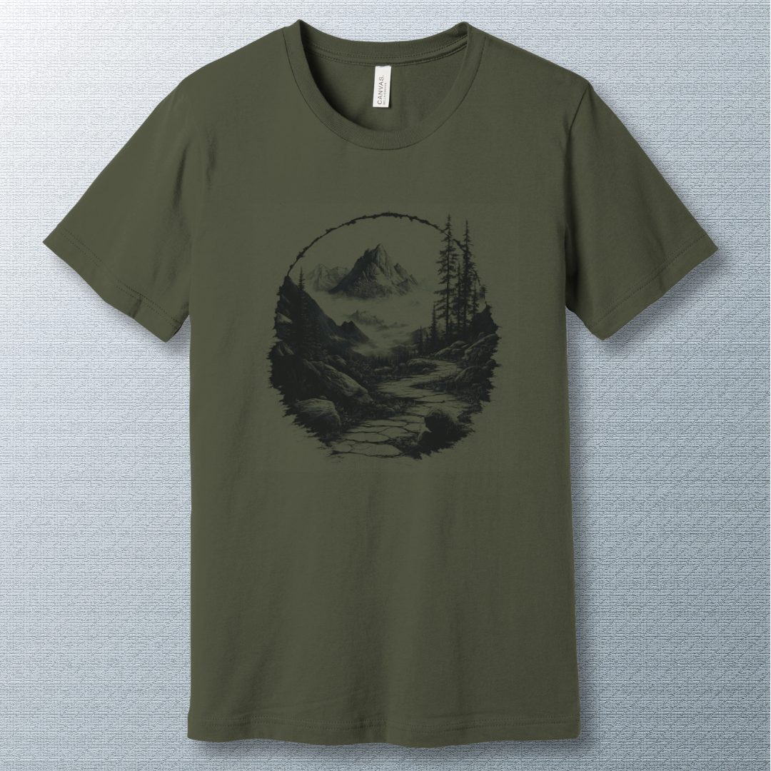 The Path T-Shirt – Walk Your Own Way Design