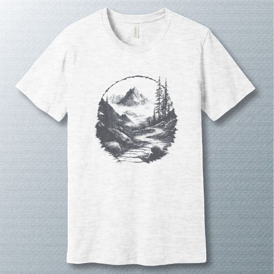 The Path T-Shirt – Walk Your Own Way Design