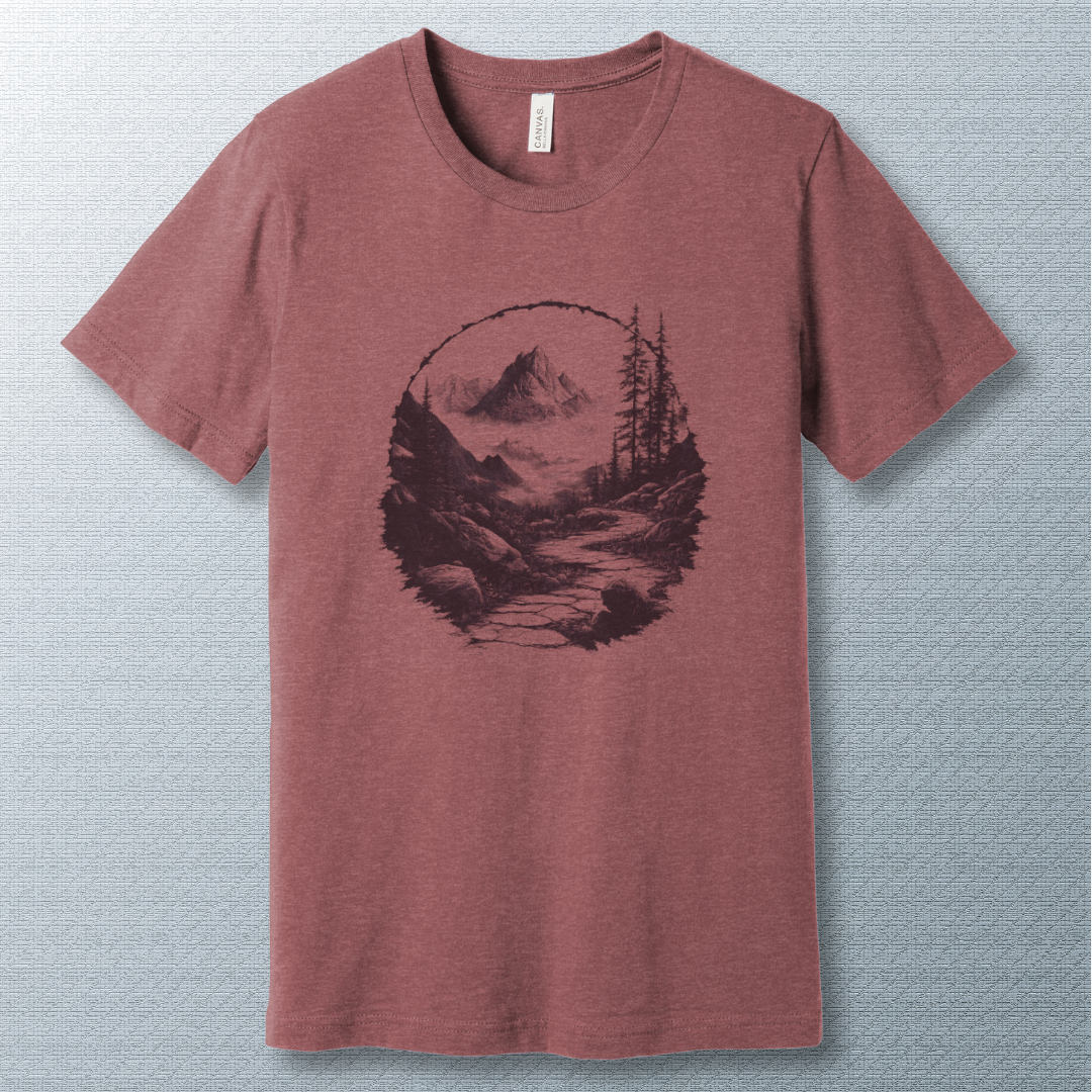 The Path T-Shirt – Walk Your Own Way Design