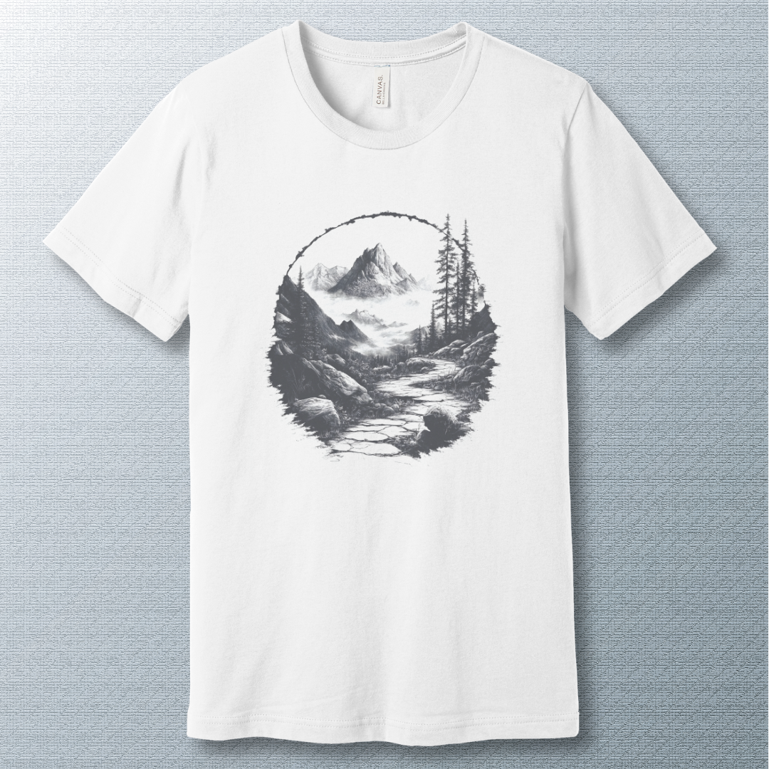 The Path T-Shirt – Walk Your Own Way Design