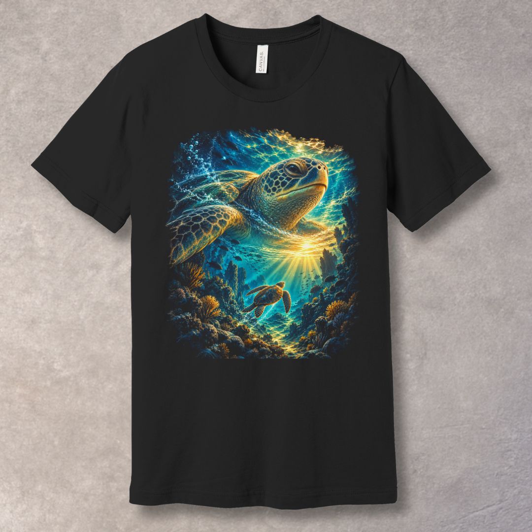 Trust Your Journey T-Shirt – Sea Turtle Graphic Tee