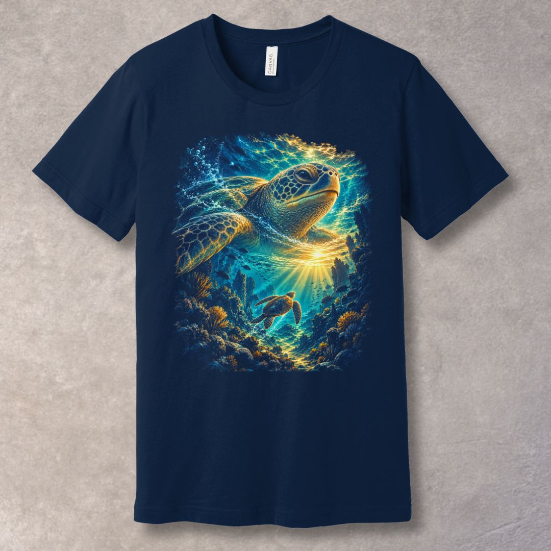 Trust Your Journey T-Shirt – Sea Turtle Graphic Tee