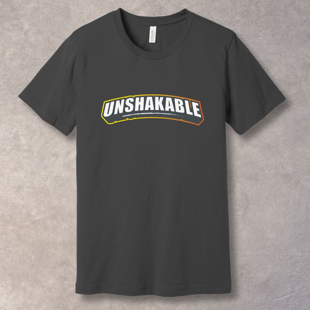 Unshakable T-Shirt – Bold Motivational Tee for Strength & Resilience