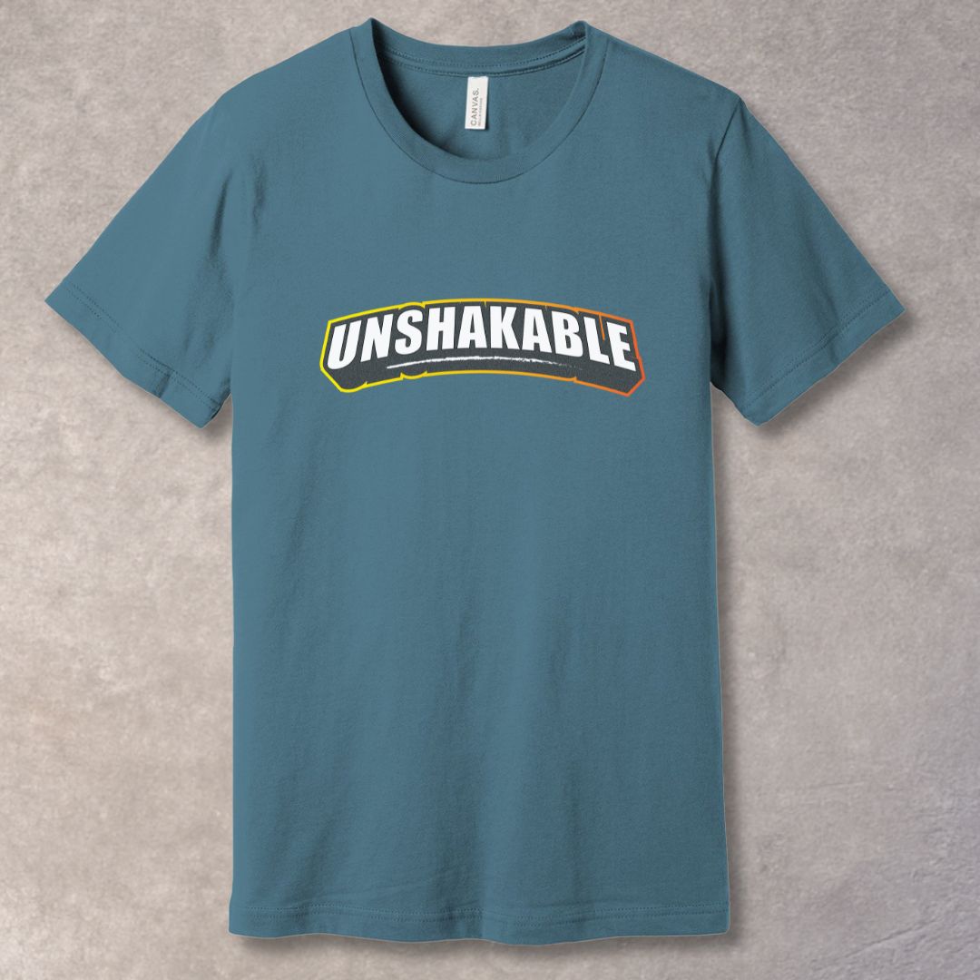 Unshakable T-Shirt – Bold Motivational Tee for Strength & Resilience