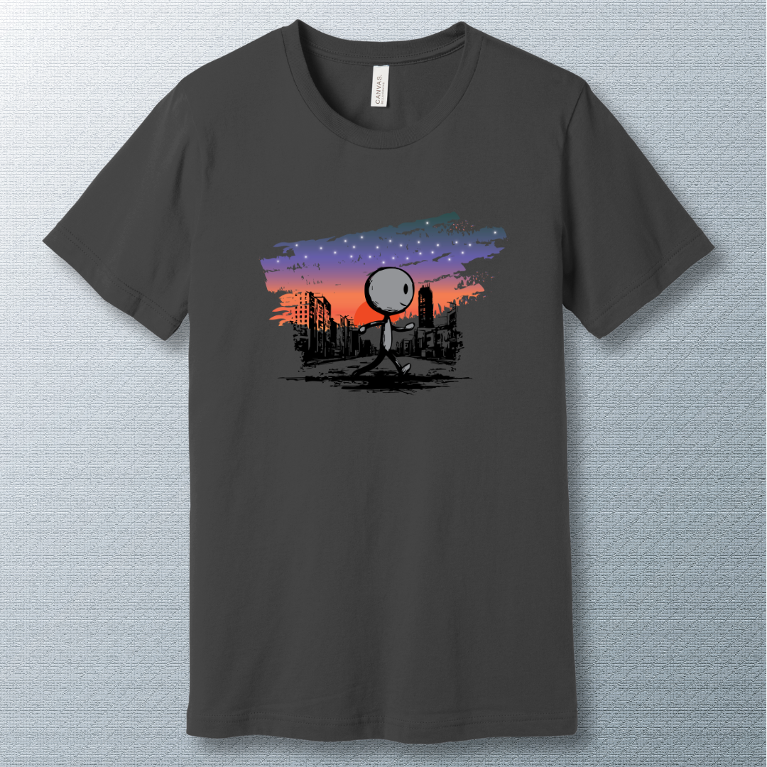 Urban Sunset - T-shirt-SoulArt Energy Designs