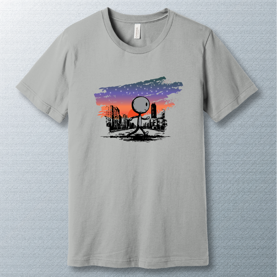 Urban Sunset - T-shirt-SoulArt Energy Designs
