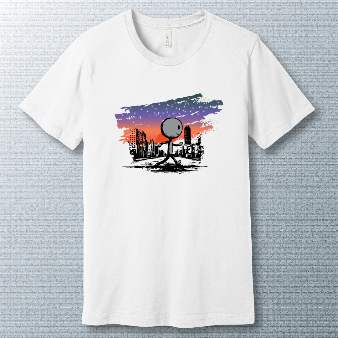 Urban Sunset - T-shirt-SoulArt Energy Designs