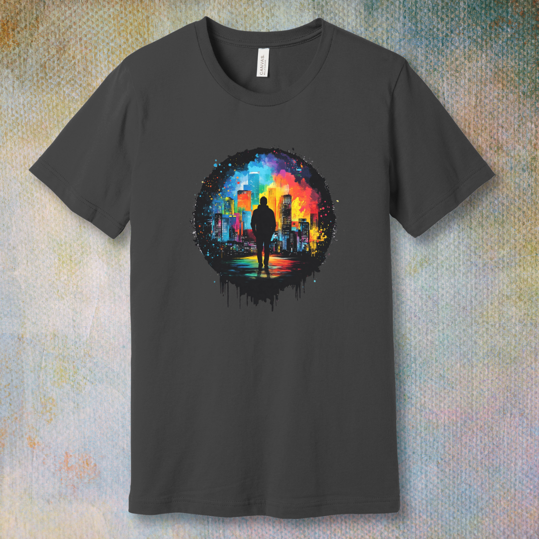 Into the vibrant city - T-shirt
