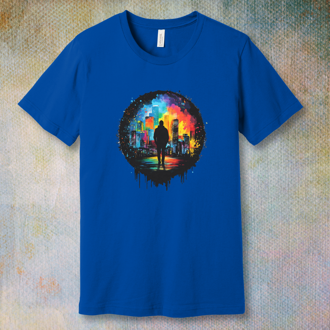 Into the vibrant city - T-shirt