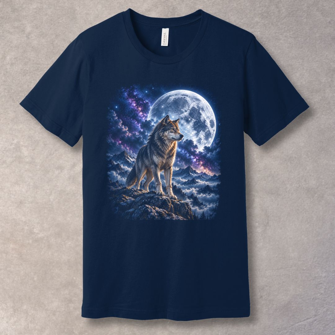 The Quiet Strength T-Shirt – Wolf & Moon Graphic Tee