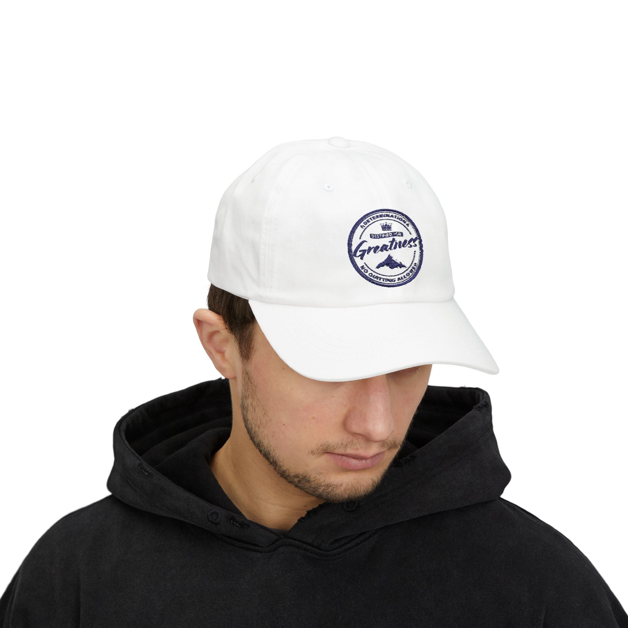 “Destined for Greatness” Embroidered Hat – No Quitting Allowed