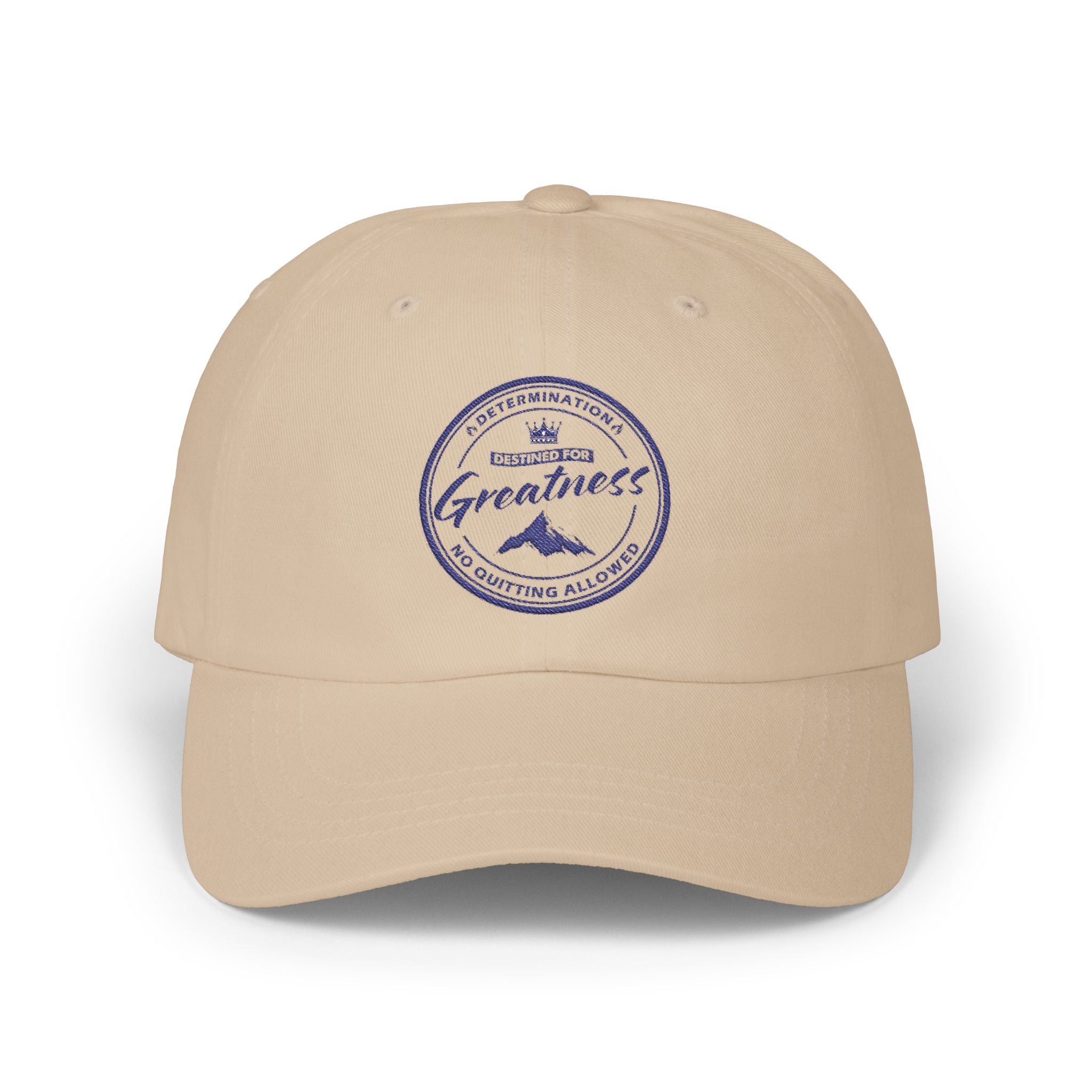 “Destined for Greatness” Embroidered Hat – No Quitting Allowed