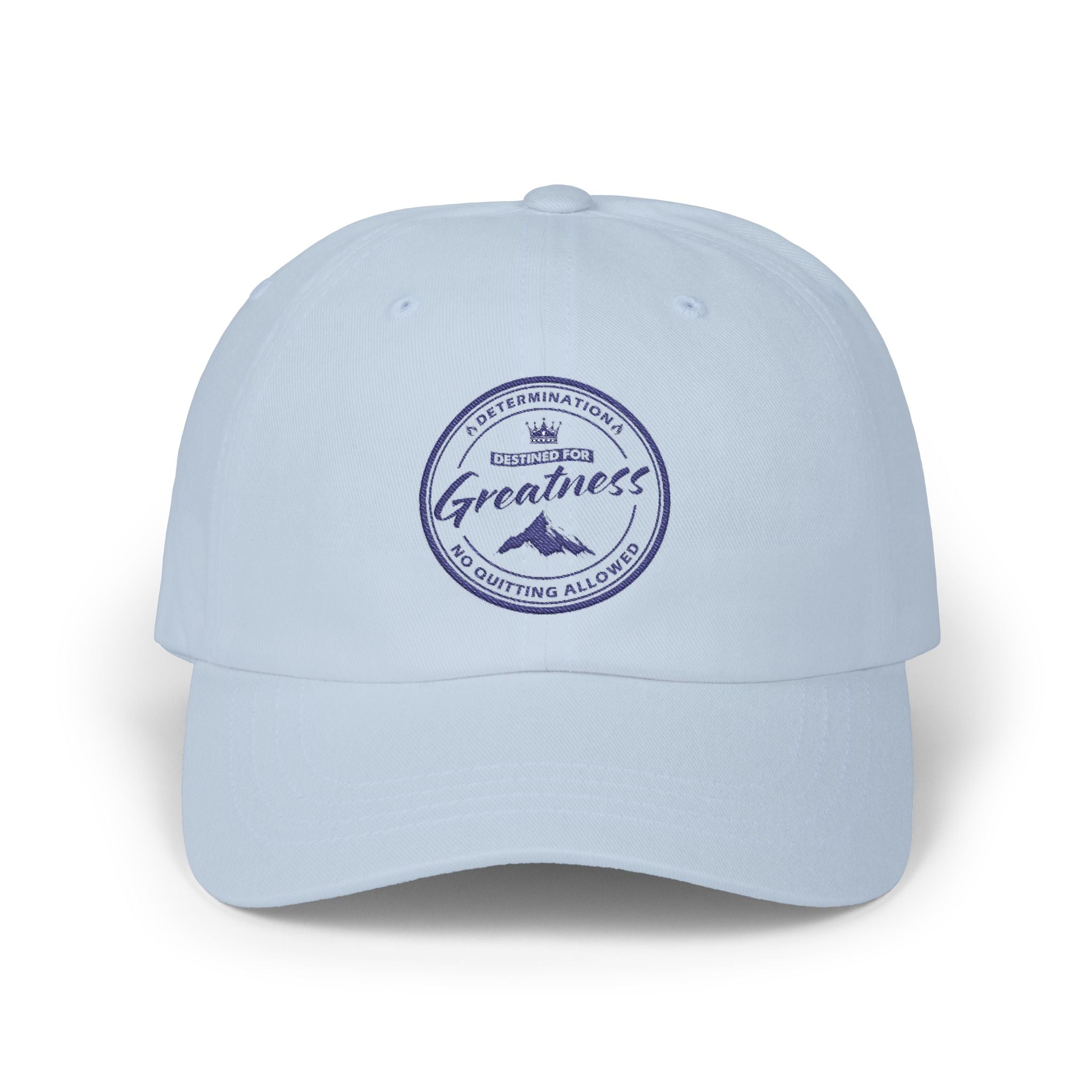 “Destined for Greatness” Embroidered Hat – No Quitting Allowed