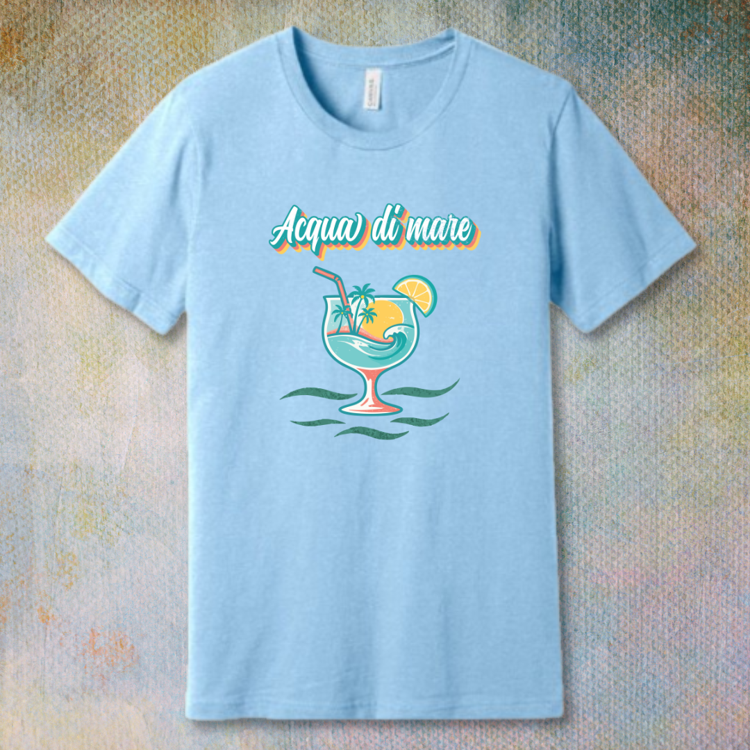 Acqua di Mare – Tropical Cocktail Sunset Tee