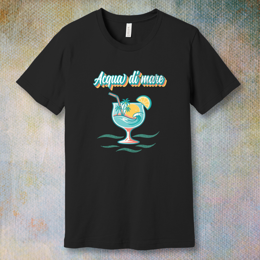Acqua di Mare – Tropical Cocktail Sunset Tee