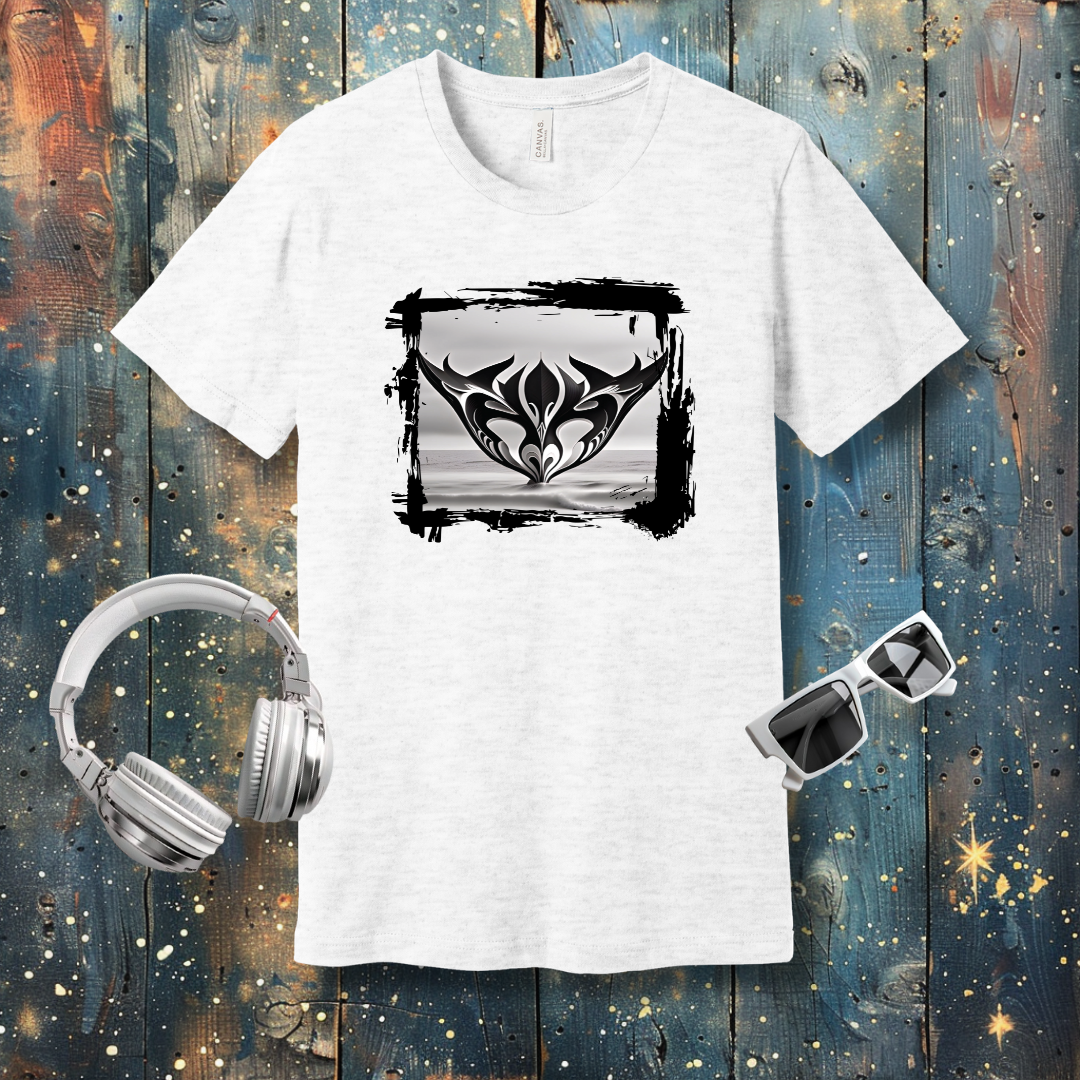 B&W Art by the Sea - T-shirt