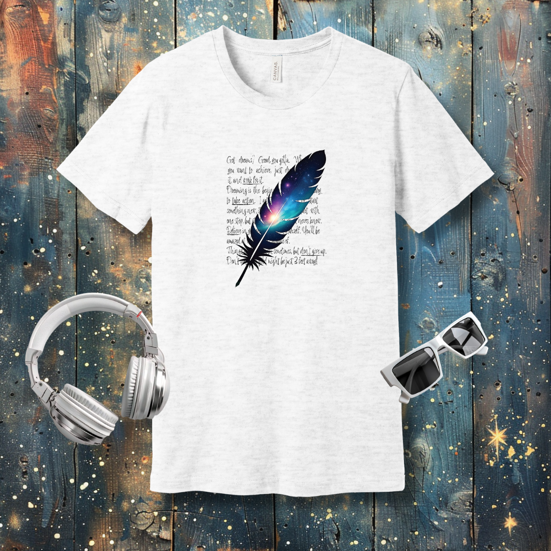 Cosmic Feather Pen - T-shirt