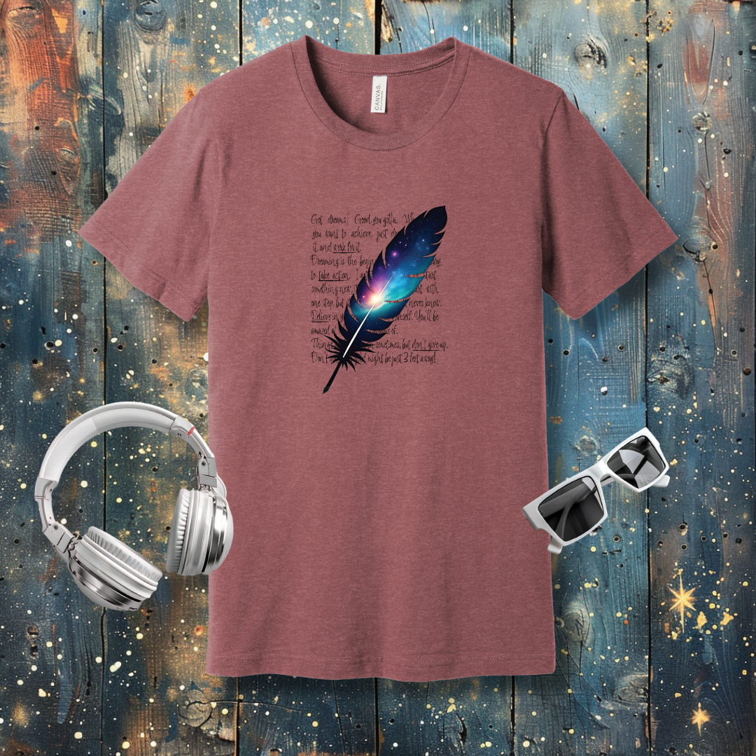 Cosmic Feather Pen - T-shirt