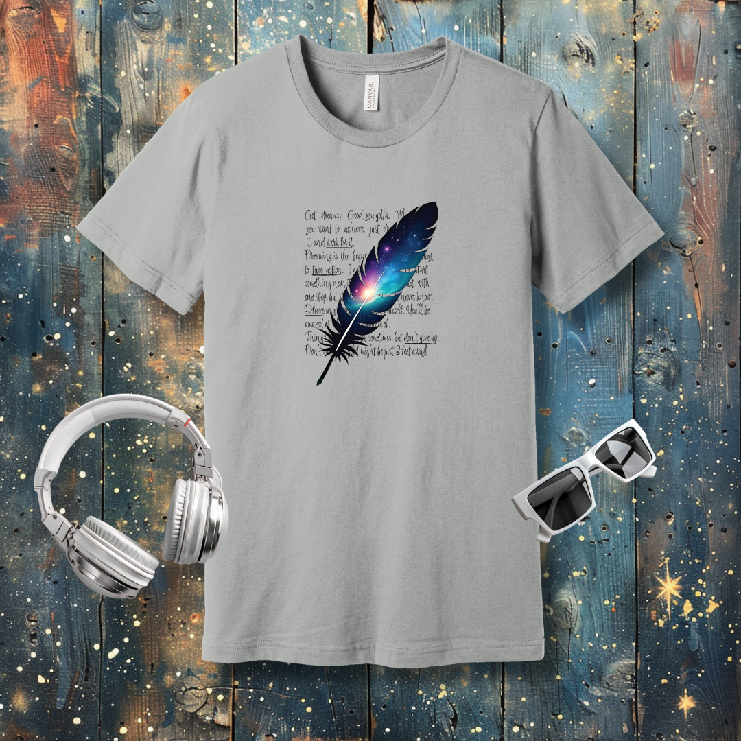 Cosmic Feather Pen - T-shirt