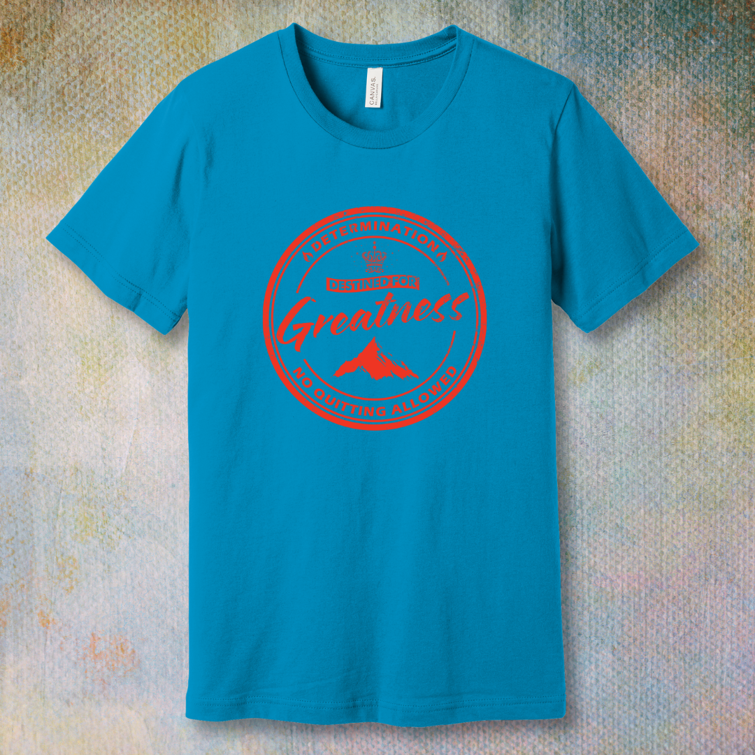 Destined for Greatness (Red Logo) - T-shirt