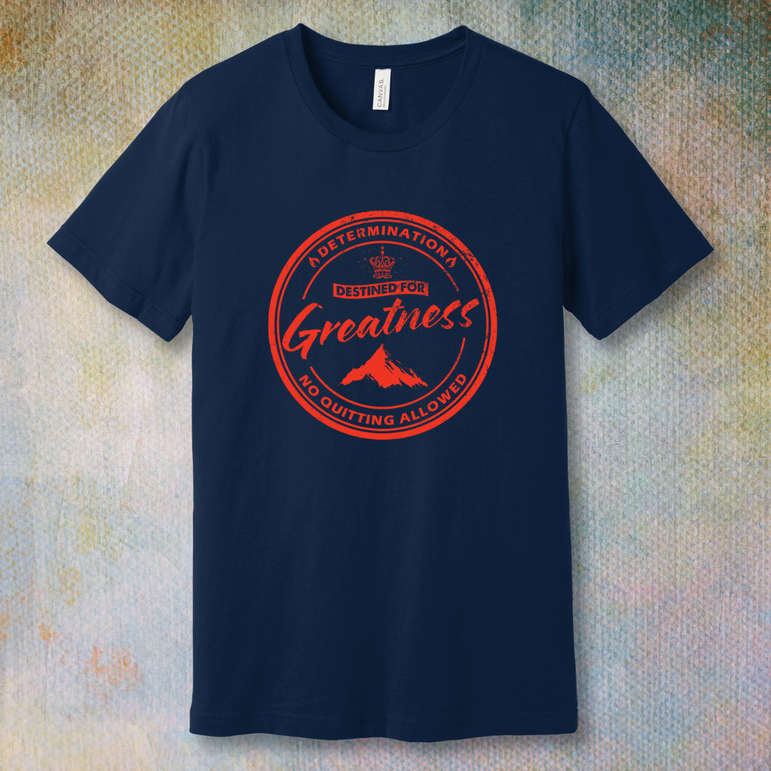 Destined for Greatness (Red Logo) - T-shirt