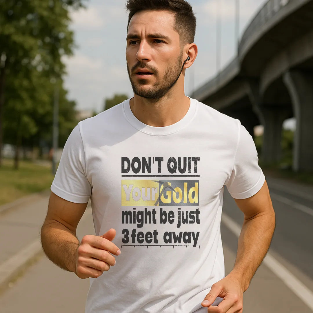 Don't Quit – Motivational T-Shirt for Determination & Grit