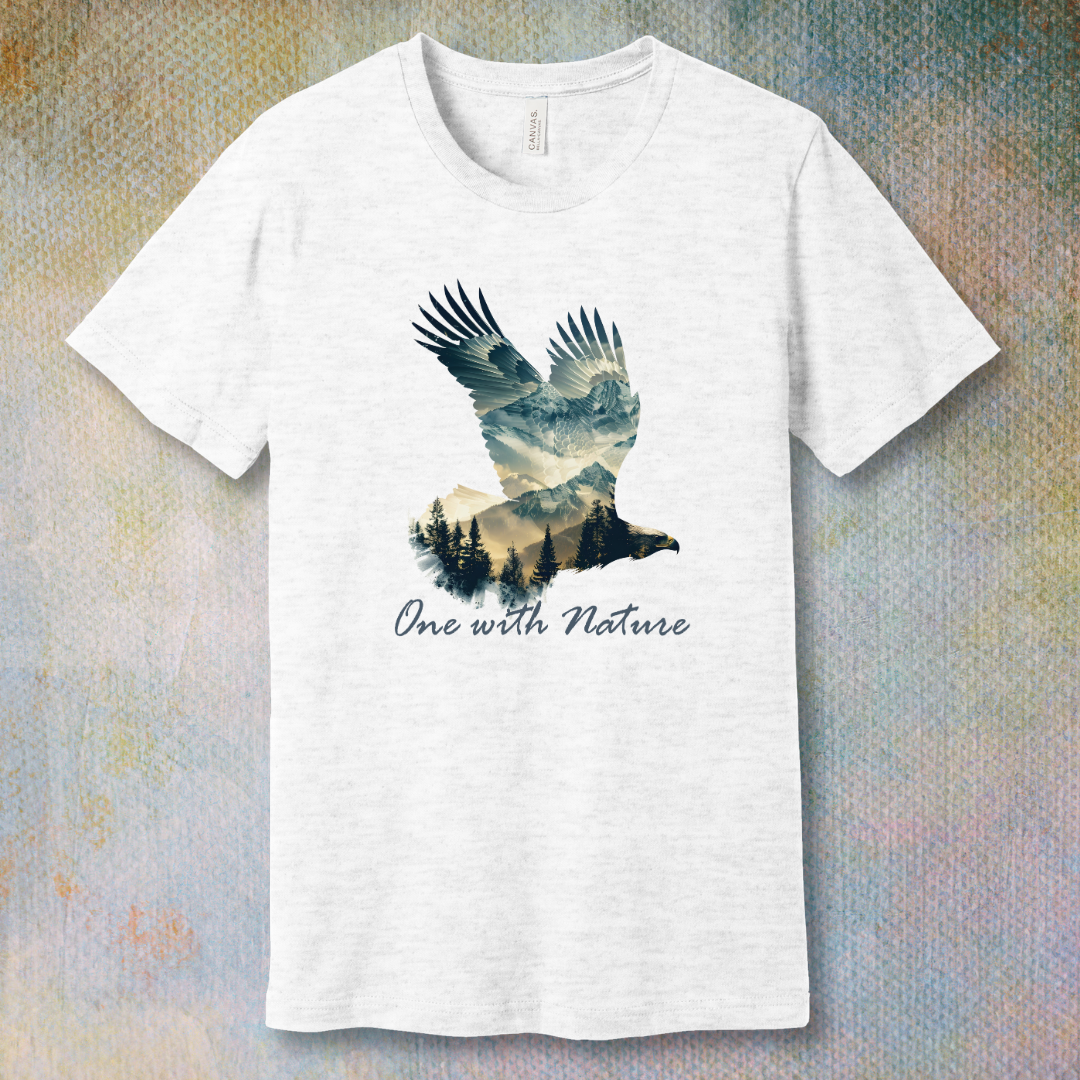 One with nature - Eagle - T-shirt