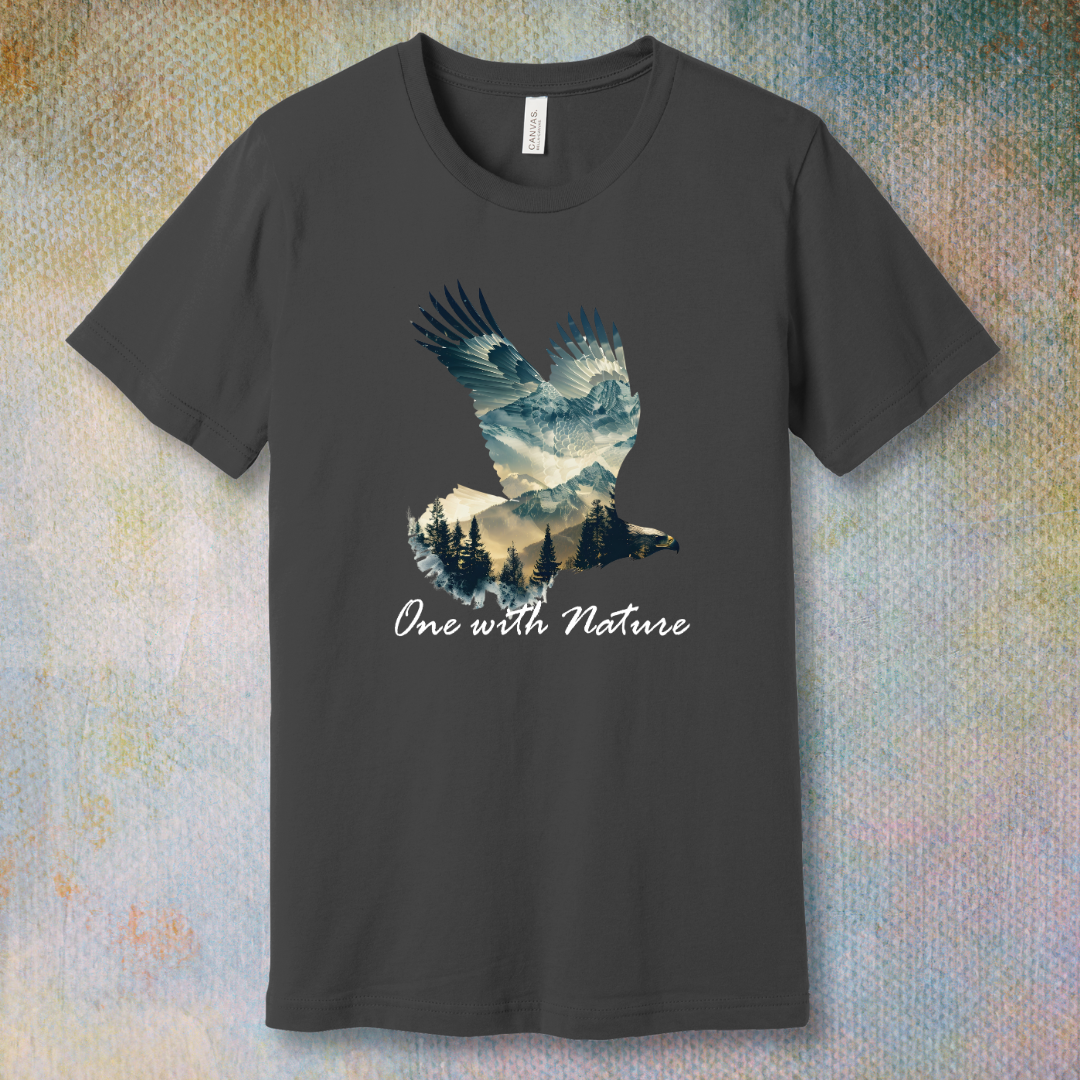 One with nature - Eagle - T-shirt